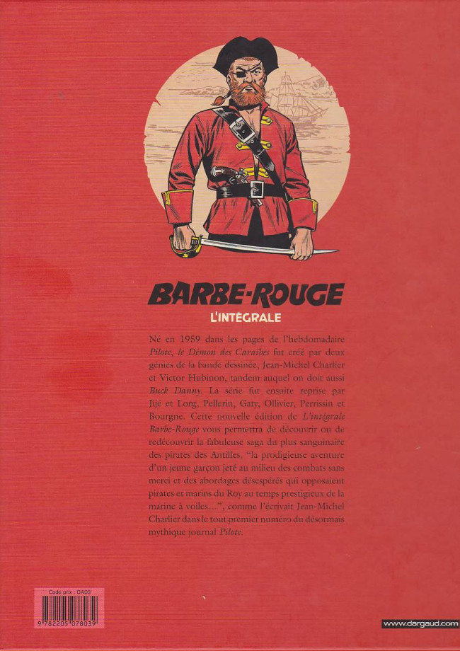 Verso de l'album Barbe-Rouge L'intégrale (Nouvelle édition) Tome 12 L'Ombre du Démon