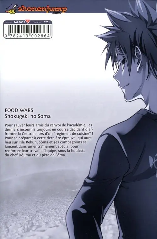 Verso de l'album Food Wars ! 24