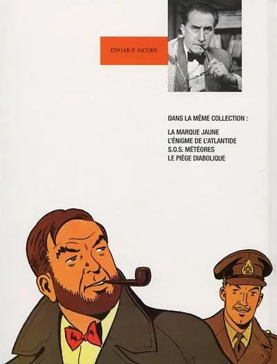 Verso de l'album Blake et Mortimer Tome 7 L'énigme de l'Atlantide