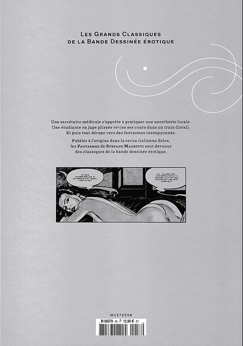 Verso de l'album Les Grands Classiques de la Bande Dessinée Érotique - La Collection Tome 58 Fantasmes - tome 1