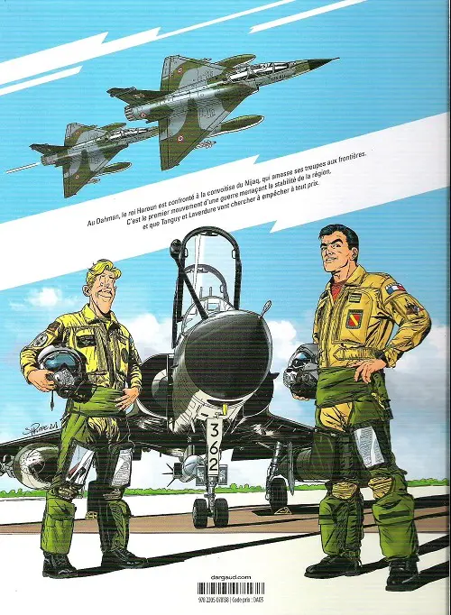 Verso de l'album Les Chevaliers du Ciel Tanguy et Laverdure Tome 7 Le sabre du désert