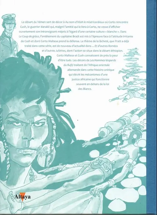 Verso de l'album Tout Pratt Tome 8 Corto Maltese - Les Éthiopiques