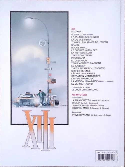 Verso de l'album XIII Tome 15 Lachez les chiens !