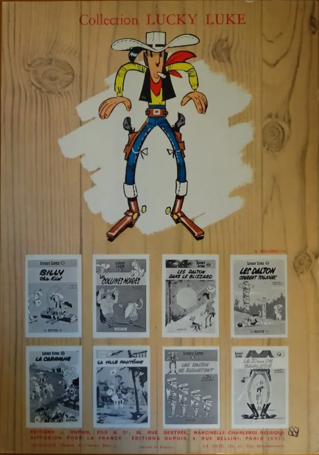 Verso de l'album Lucky Luke Tome 12 Les cousins Dalton