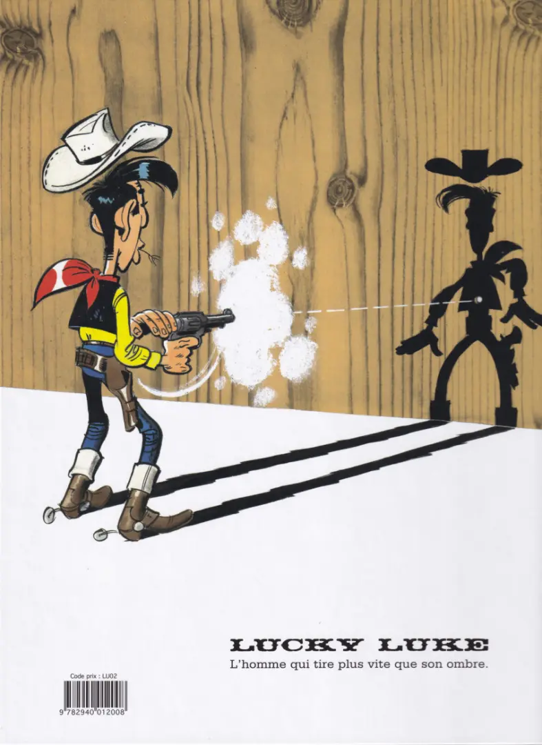 Verso de l'album Lucky Luke Tome 60 L'amnésie des Dalton