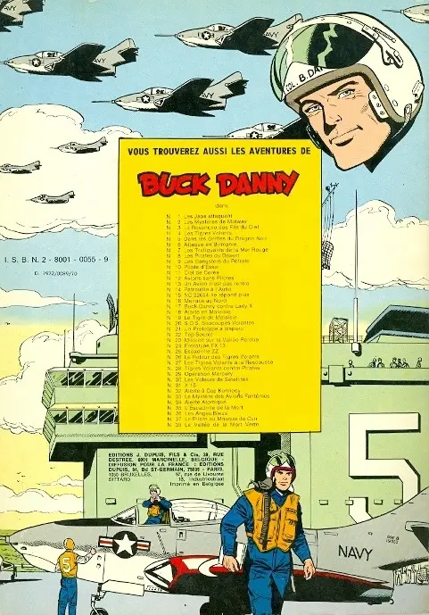 Verso de l'album Buck Danny Tome 18 Alerte en Malaisie