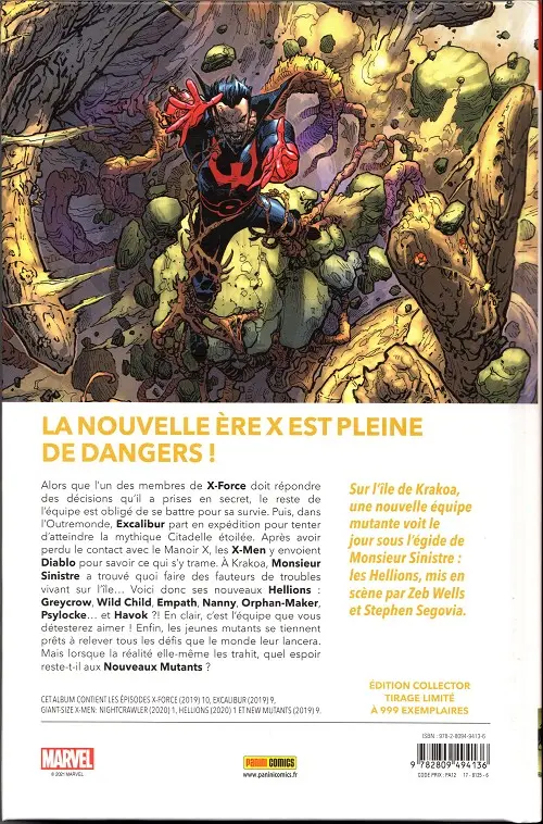 Verso de l'album Dawn of X Volume 10