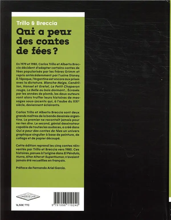 Verso de l'album Qui a peur des contes de fées ?