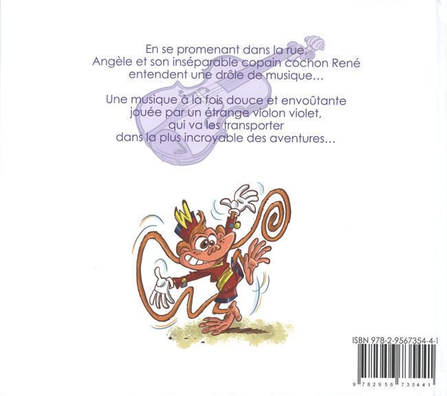 Verso de l'album Angèle & René Angèle & René et le violon dingue