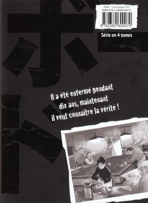 Verso de l'album Old boy Volume 4