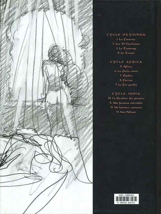 Verso de l'album Djinn 13 Kim nelson