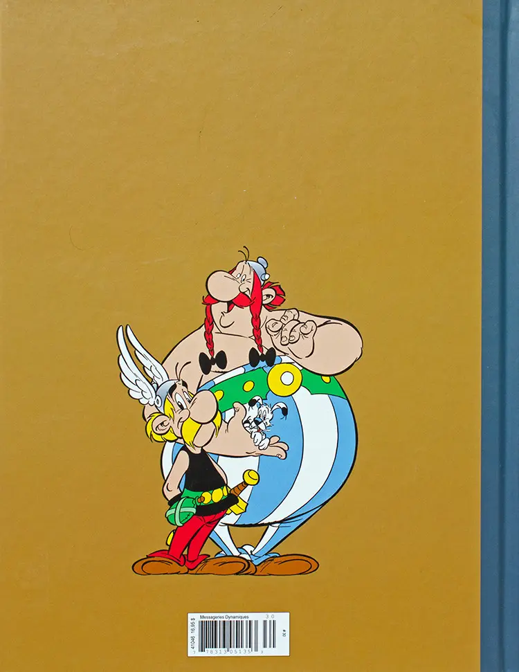 Verso de l'album Astérix La collection officielle Tome 27 Le fils d'Astérix