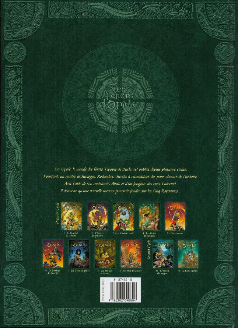 Verso de l'album Les Forêts d'Opale Tome 12 L'Étincel courroucé