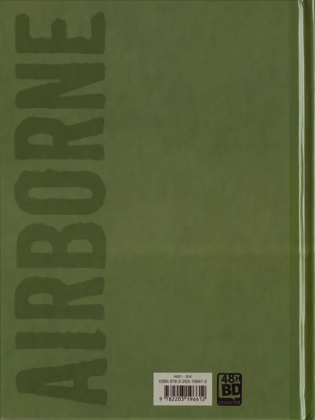 Verso de l'album Airborne 44 Tome 1 Là où tombent les hommes