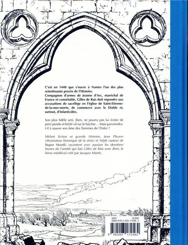 Verso de l'album Jhen Tome 17 Le procès de Gilles de Rais