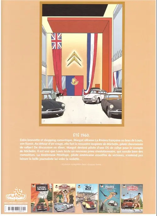 Verso de l'album Les Enquêtes auto de Margot Tome 2 Les déesses de la route