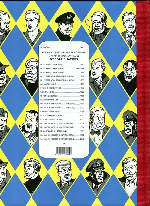 Verso de l'album Blake et Mortimer Tome 20 La Malédiction des trente deniers, tome 2