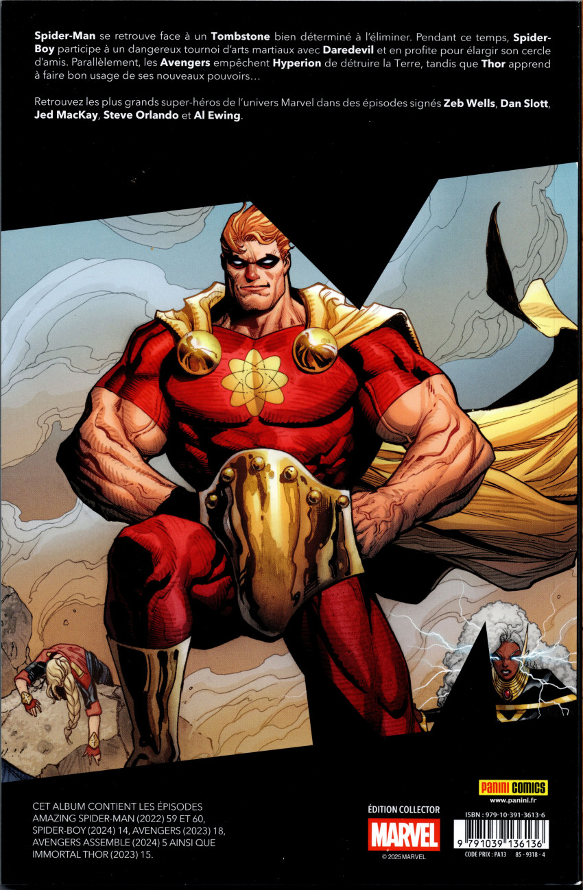 Verso de l'album Marvel Comics (II) 19
