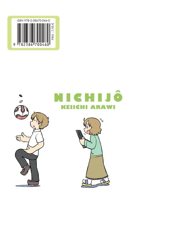 Verso de l'album Nichijô - Récits du quotidien (4)