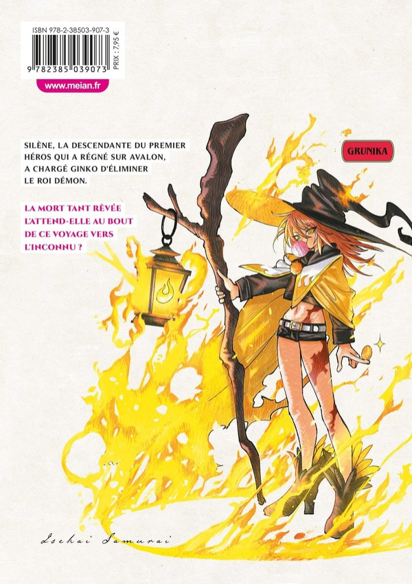 Verso de l'album Isekai samurai 4