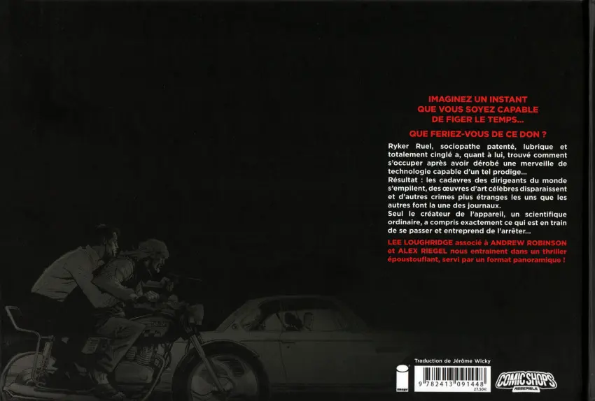 Verso de l'album Stand Still