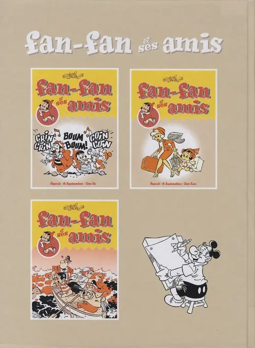 Verso de l'album Fan-fan et ses amis Tome 3