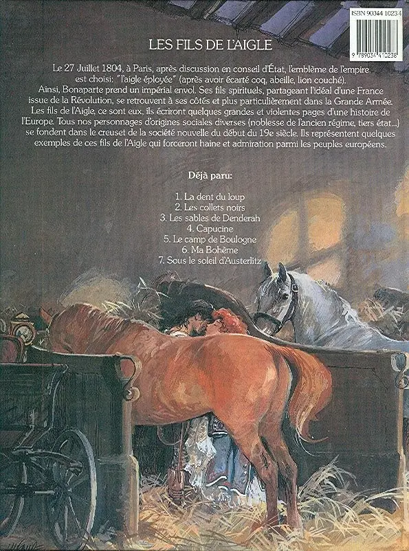 Verso de l'album Les Fils de l'aigle Tome 7 Sous le soleil d'Austerlitz