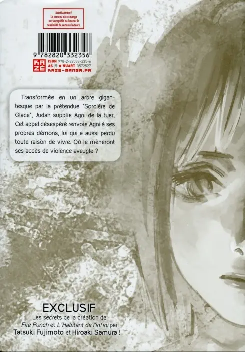 Verso de l'album Fire punch 6