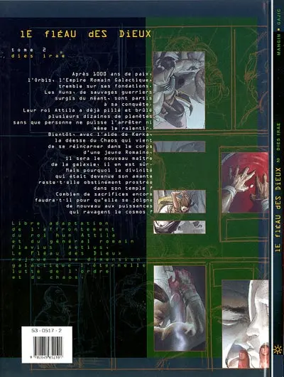 Verso de l'album Le Fléau des dieux Tome 2 Dies Irae