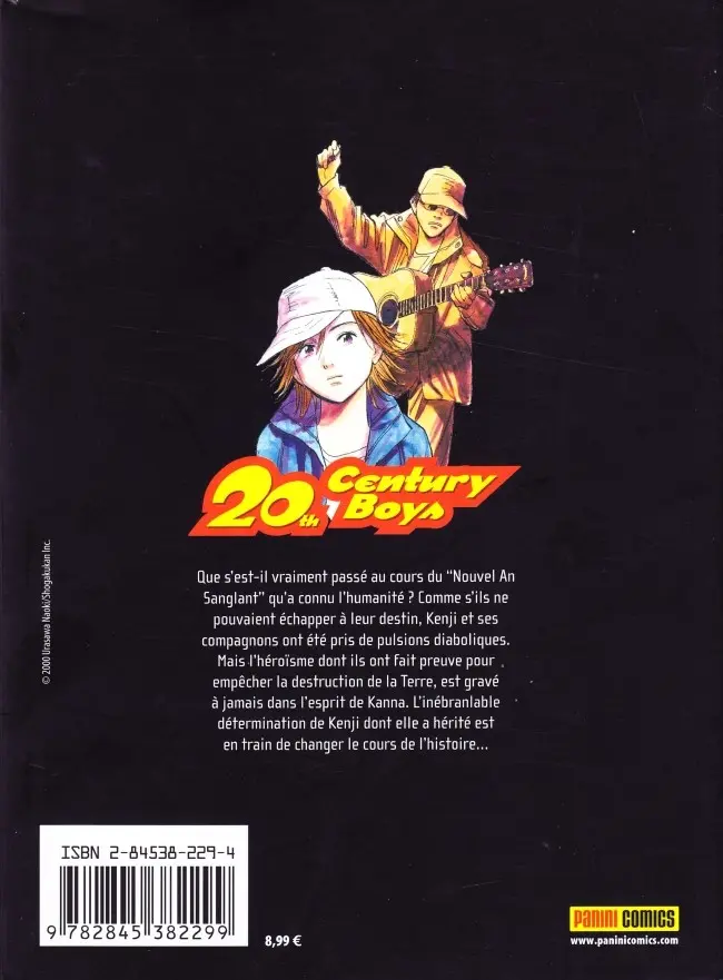 Verso de l'album 20th Century Boys 8