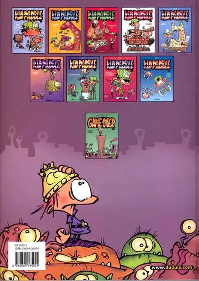 Verso de l'album Game over Tome 1 Blork Raider