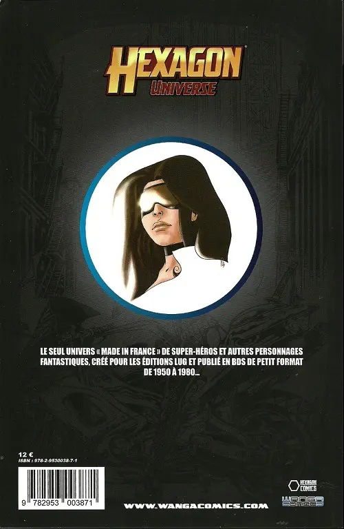 Verso de l'album Hexagon universe Tome 2 Phénix / Sibilla