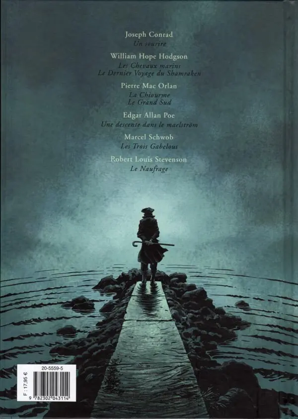 Verso de l'album Hommes à la mer