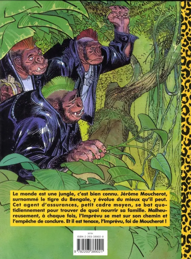 Verso de l'album Les Aventures de Jérôme Moucherot Tome 2 Sus à l'imprévu !
