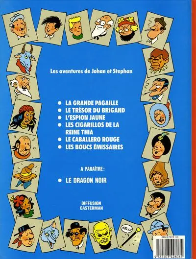 Verso de l'album Johan et Stephan Tome 6 Les boucs émissaires