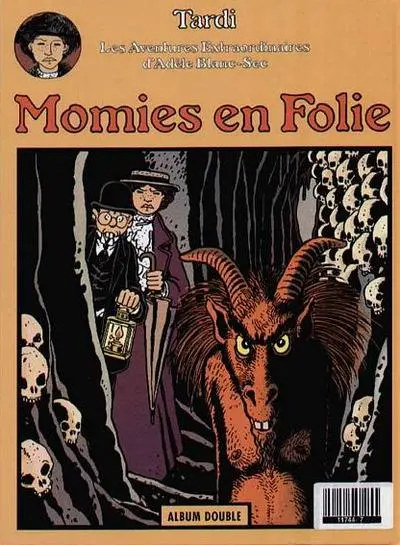 Verso de l'album Les Aventures Extraordinaires d'Adèle Blanc-Sec Tomes 3 et 4 Le savant fou / Momies en folie
