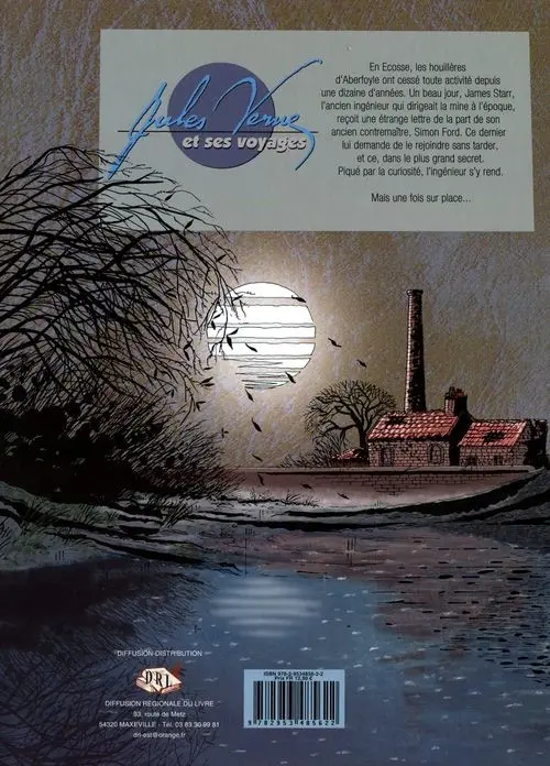 Verso de l'album Jules Verne et ses voyages Tome 1 Les Indes noires