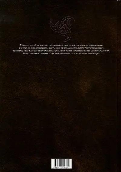 Verso de l'album Les larmes du démon Tome 4 Guillaume