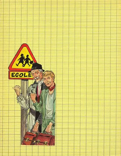 Verso de l'album Les Leçons du professeur Bourremou