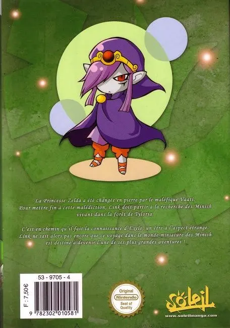 Verso de l'album The Legend of Zelda 7 The Minish Cap