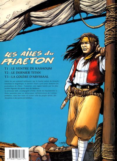 Verso de l'album Les Ailes du Phaéton Tome 3 La colère d'Abyssaal