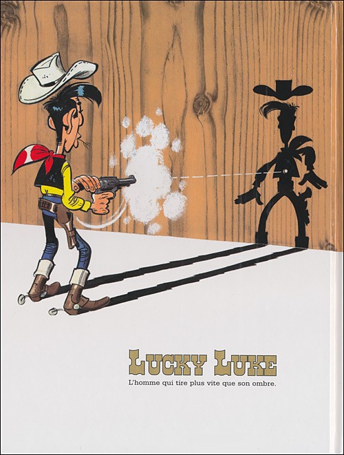 Verso de l'album Lucky Luke La collection Tome 1 La mine d'or de Dick Digger