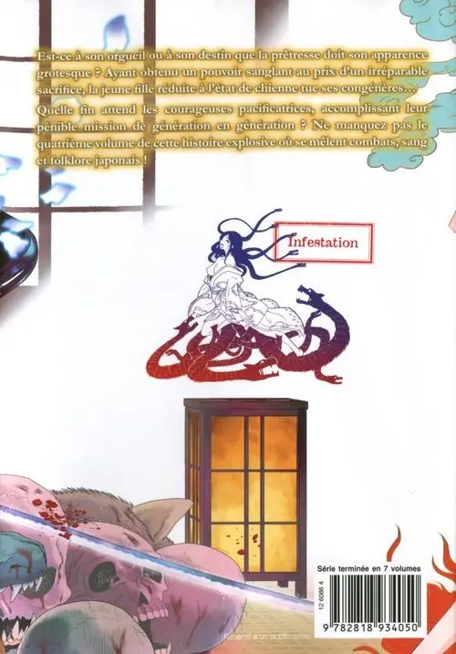 Verso de l'album Lune de sang 4