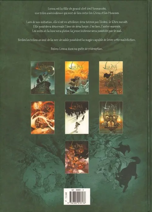 Verso de l'album Luuna Tome 7 La Source du temps