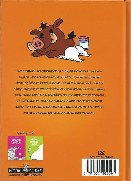 Verso de l'album Ma vie de papa