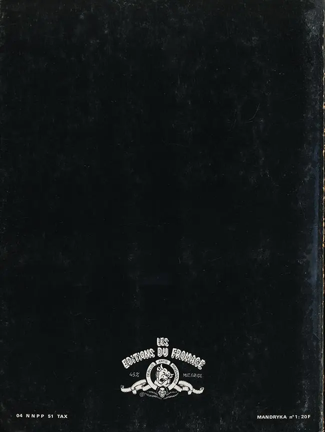 Verso de l'album Mandryka