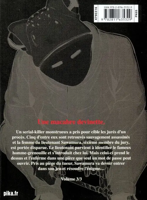 Verso de l'album Museum - Killing in the rain Tome 3