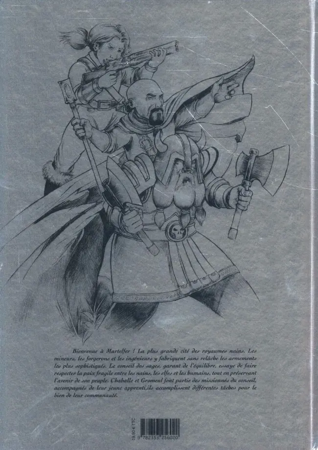 Verso de l'album Les Nains de Martelfer Intégrale