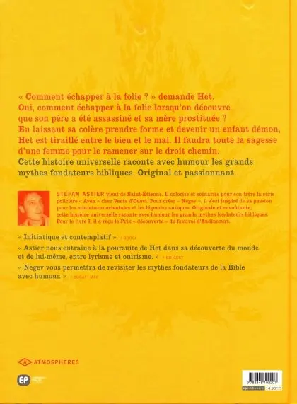 Verso de l'album Negev Tome 2 L'enfant démon