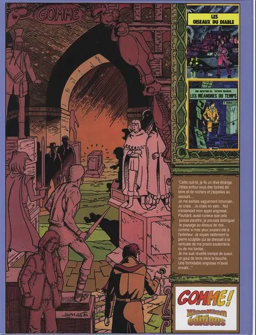 Verso de l'album Une aventure de Patrick Maudick Tome 3 La nuit de l'araignée